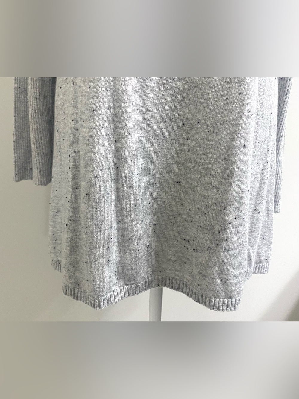 Kim Rogers Womens XL Gray Lightweight Sweater Boho 90s Minimalism Classic - Picture 3 of 14